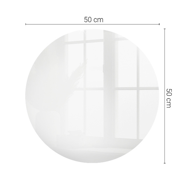 Tablero redondo Color blanco liso