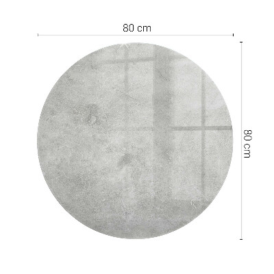 Tablero redondo Textura de hormigón con arañazos