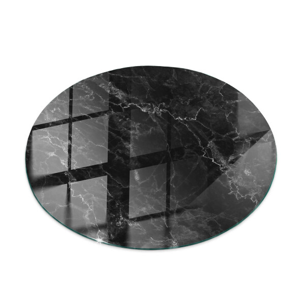 Blat okrągły Wzór marmurowy z żyłkami