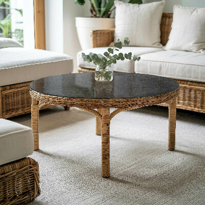 Tablero redondo Textura de piedra natural