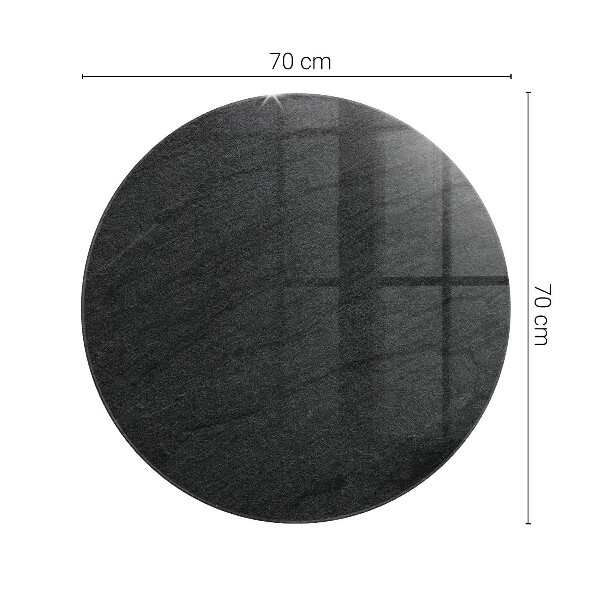 Tablero redondo Textura de piedra natural