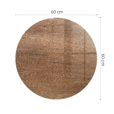 Tablero redondo Patrón de madera natural