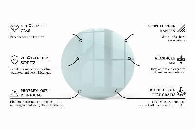 Blat szklany transparentny