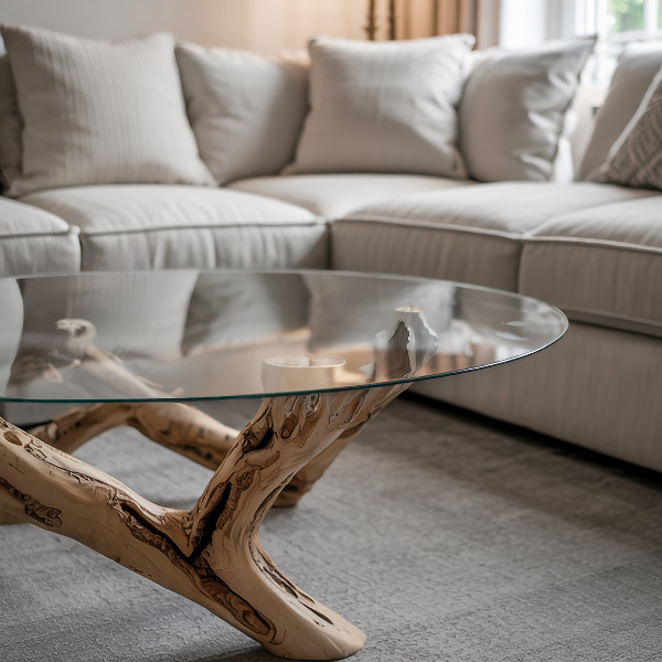 Blat szklany transparentny