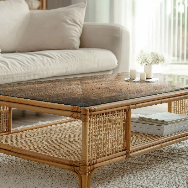 Tablero mesa rectangular Estructura de madera ecológica