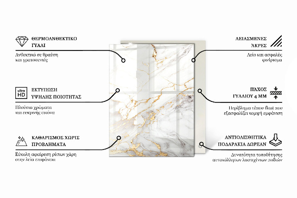 Tablero mesa rectangular Blanco puro