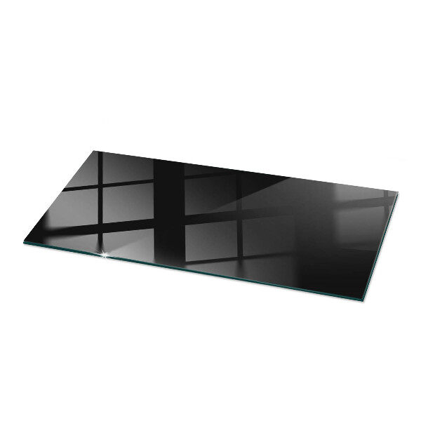 Tablero mesa rectangular Negro sólido elegante