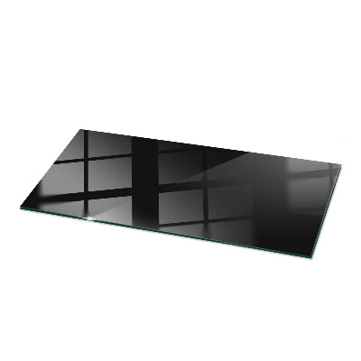 Tablero mesa rectangular Negro sólido elegante
