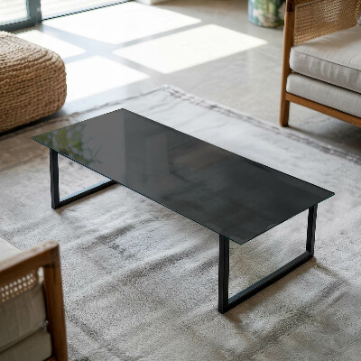 Tablero mesa rectangular Negro sólido elegante