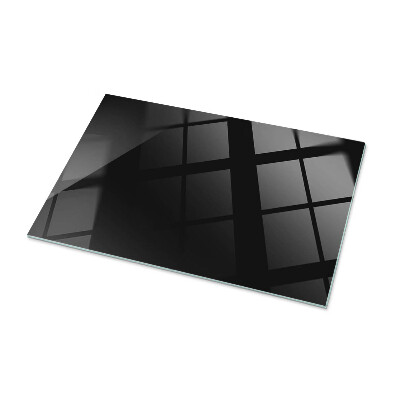 Tablero mesa rectangular Negro sólido elegante