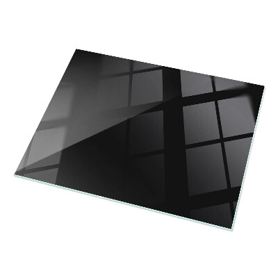 Tablero mesa rectangular Negro sólido elegante