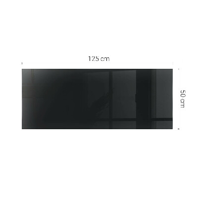 Tablero mesa rectangular Negro sólido elegante