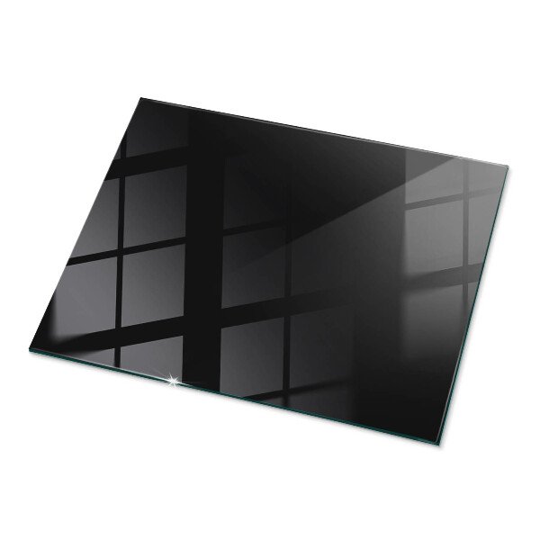 Tablero mesa rectangular Negro sólido elegante