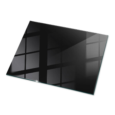 Tablero mesa rectangular Negro sólido elegante
