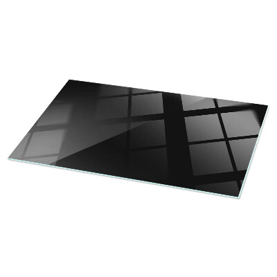 Tablero mesa rectangular Negro sólido elegante