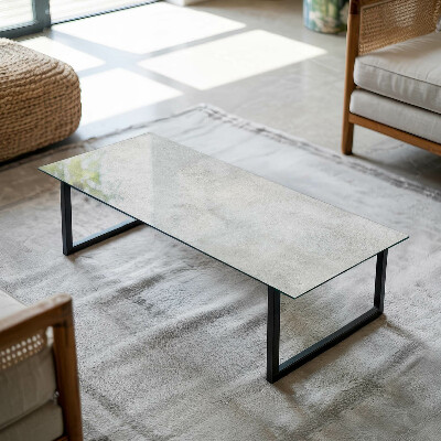 Tablero mesa rectangular Arañazos en la superficie del hormigón