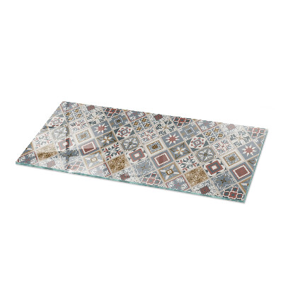 Tablero mesa rectangular Mosaicos decorativos con detalles