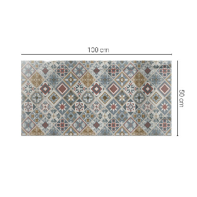 Tablero mesa rectangular Mosaicos decorativos con detalles