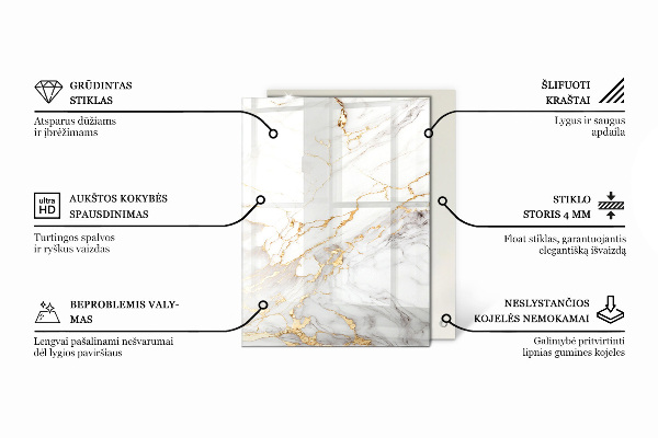 Tablero mesa rectangular Mosaicos decorativos con detalles