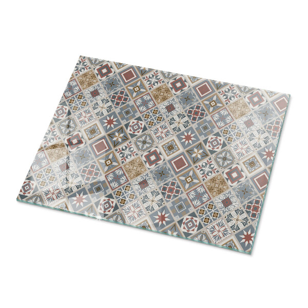 Tablero mesa rectangular Mosaicos decorativos con detalles
