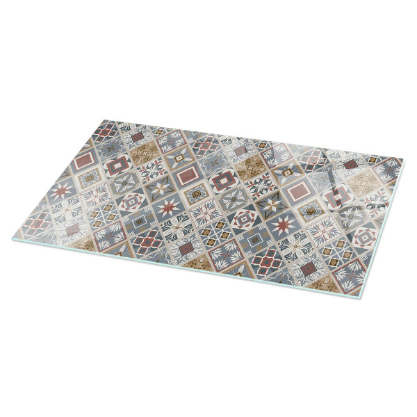 Tablero mesa rectangular Mosaicos decorativos con detalles