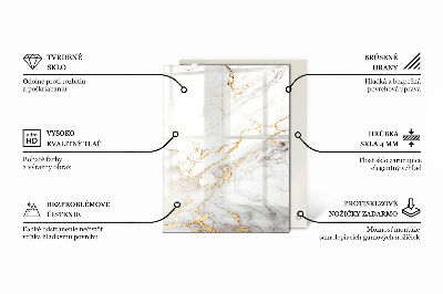 Tablero mesa rectangular Elegante motivo de bosque