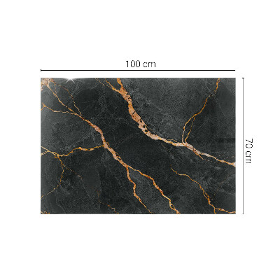 Tablero mesa rectangular Vetas de mármol en el diseño