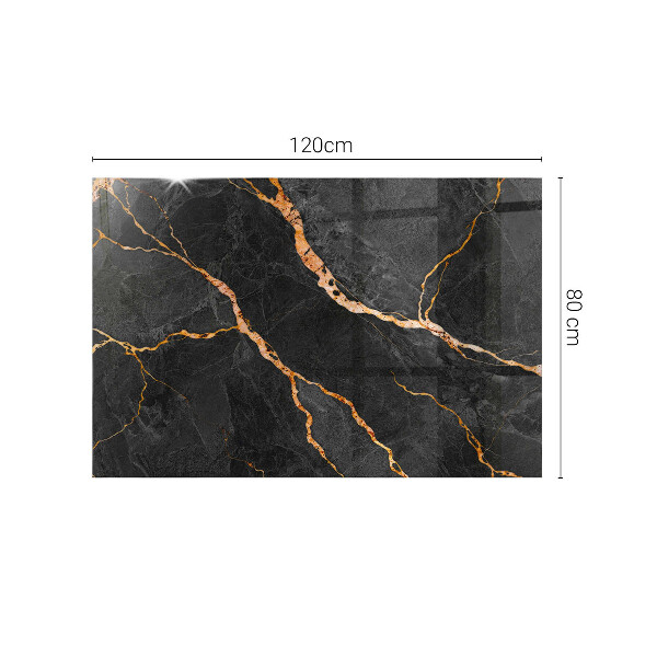 Tablero mesa rectangular Vetas de mármol en el diseño
