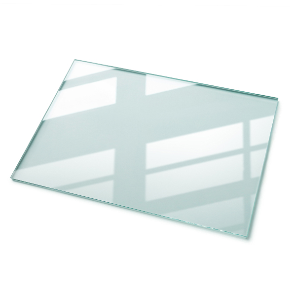 Encimera cristal rectangular transparente