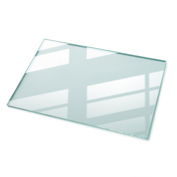 Encimera cristal rectangular transparente