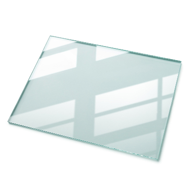 Encimera cristal rectangular transparente