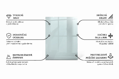 Encimera cristal rectangular transparente