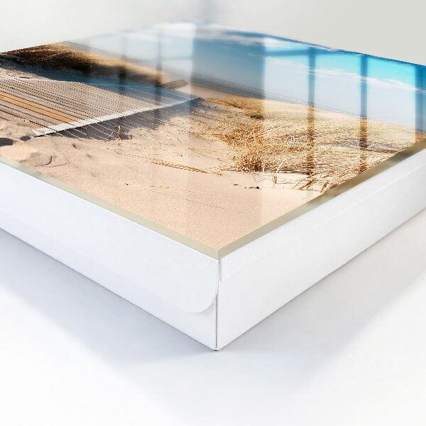 Caja para llaves diseño de playa tranquila