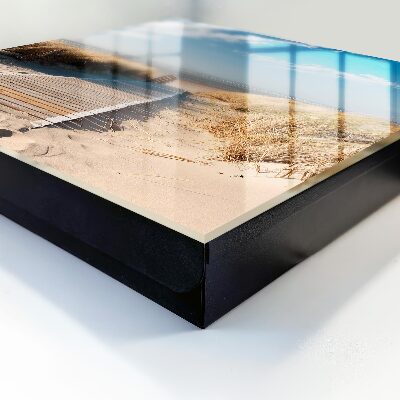 Caja para llaves diseño de playa tranquila
