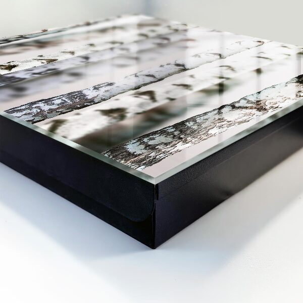 Caja para llaves de troncos de abedul