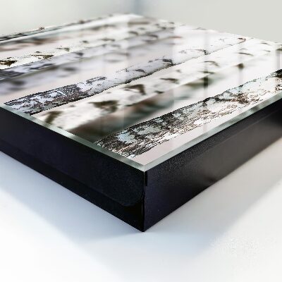 Caja para llaves de troncos de abedul