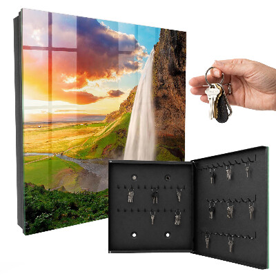 Caja para llaves con diseño de paisaje impresionante