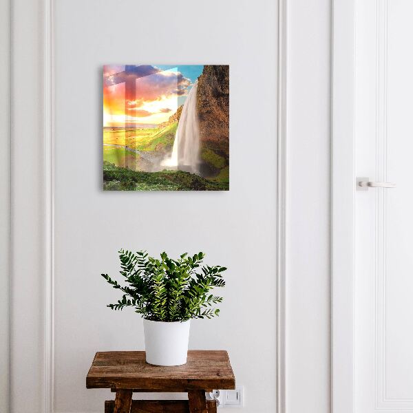 Caja para llaves con diseño de paisaje impresionante
