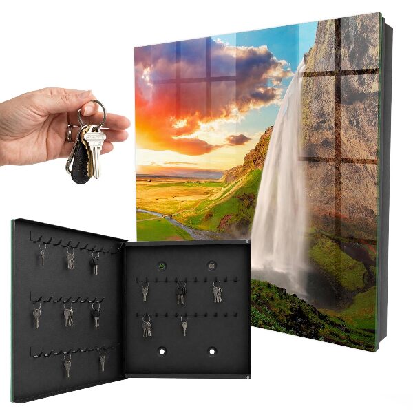 Caja para llaves con diseño de paisaje impresionante