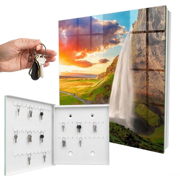 Caja para llaves con diseño de paisaje impresionante