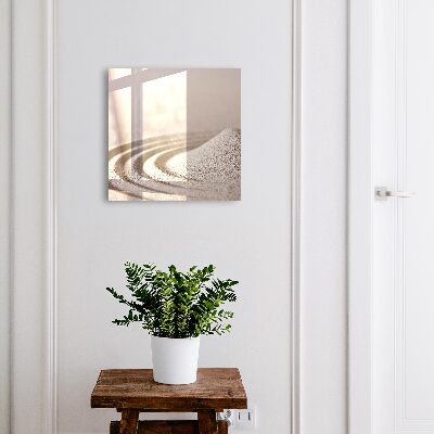Armario para llaves con diseño de jardín zen