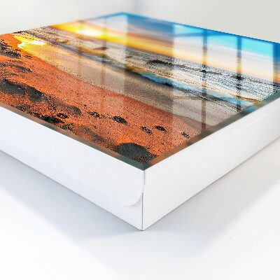 Caja para llaves diseño atardecer