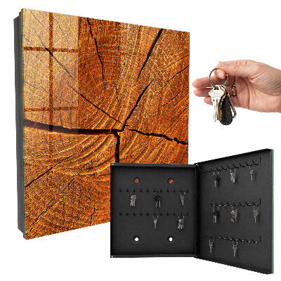 Caja para llaves de estructura de madera