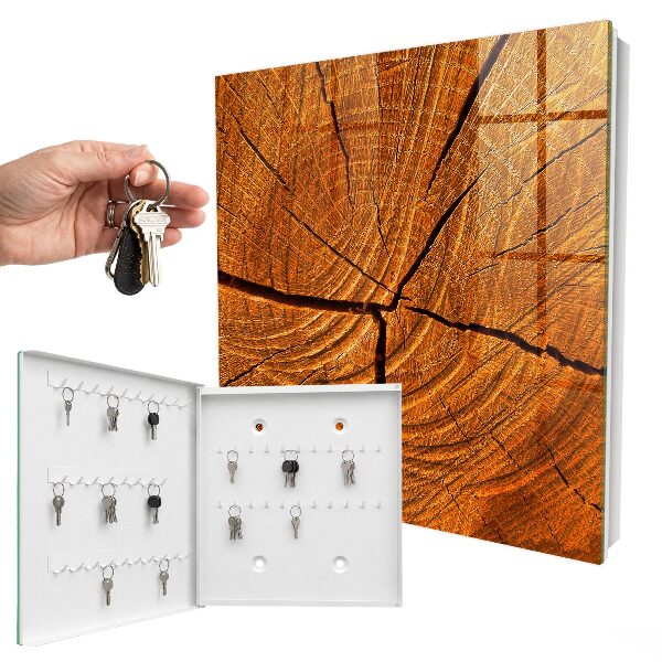 Caja para llaves de estructura de madera