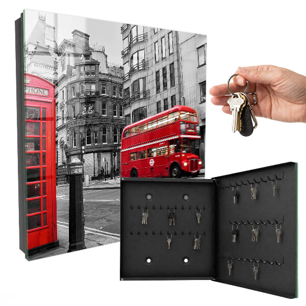 Armario para llaves con diseño El contraste de Londres
