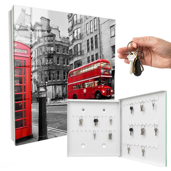 Armario para llaves con diseño El contraste de Londres
