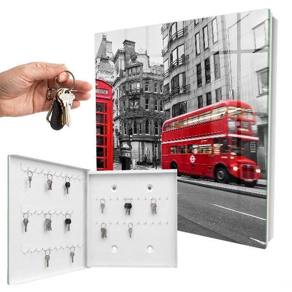 Armario para llaves con diseño El contraste de Londres