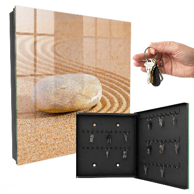 Caja para llaves con diseño de piedra para ocultar en el jardín