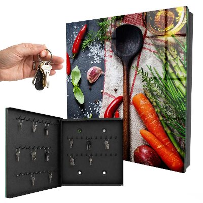 Armario para llaves con diseño decorativo para la cocina