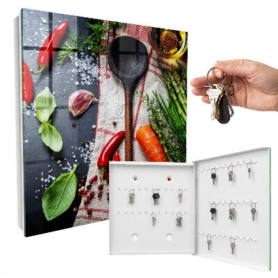 Armario para llaves con diseño decorativo para la cocina
